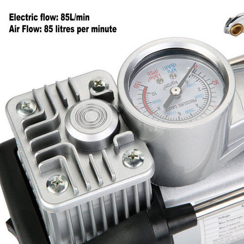12V 150PSI Car Air Compressor Portable Tyre Deflator Inflator 4WD Car Truck