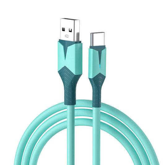 USB Cable FAST Charger Charging Type-C Cord With LED Light Universal for Iphone